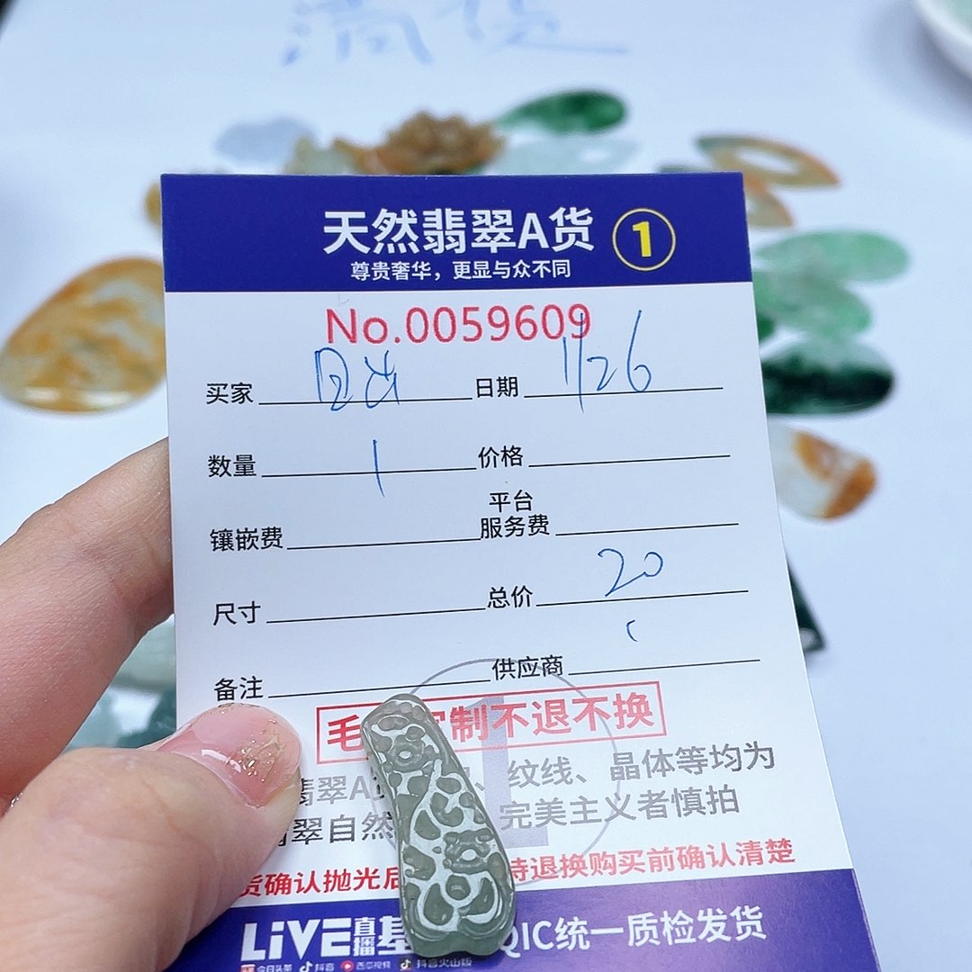 翡翠颈饰未镶嵌日**光