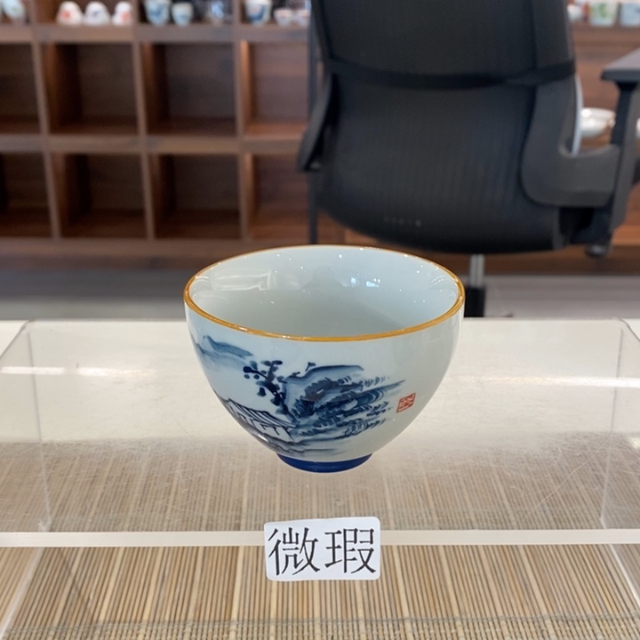 釉下老陶泥手工绘制