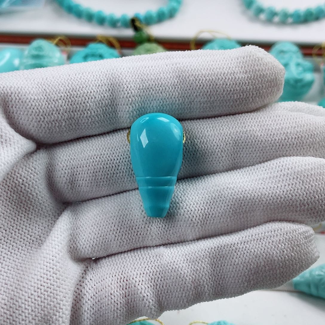 绿松石车挂未镶嵌