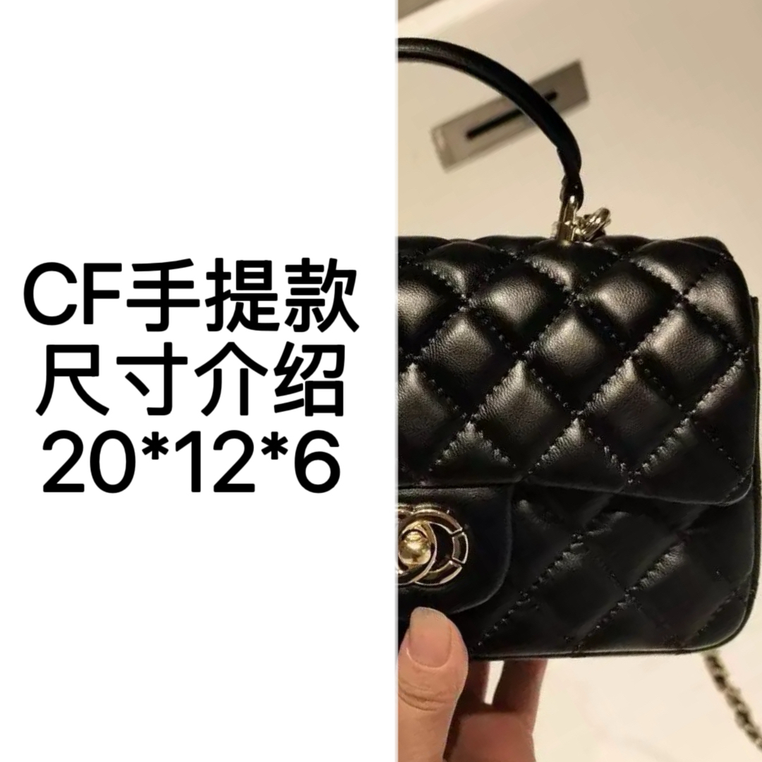 21Kmini百搭朋克风手提式小香风黑银斜挎包单肩女包