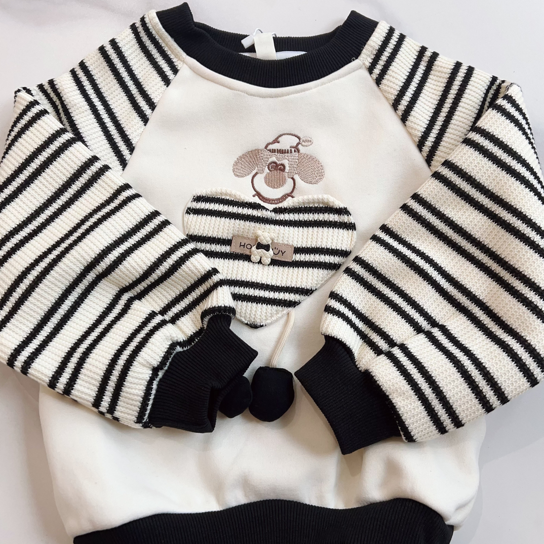 断码-加绒加厚卡通卫衣秋冬款