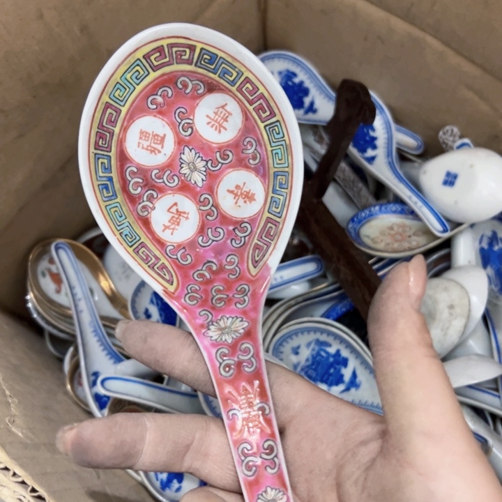 景德镇陶瓷高温瓷大汤勺