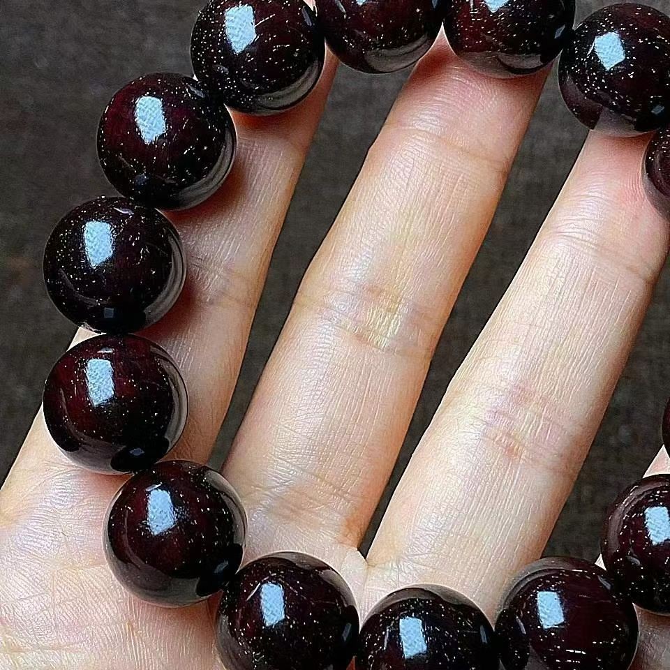 印度小叶紫檀1.5/15颗老料所开，材质细腻