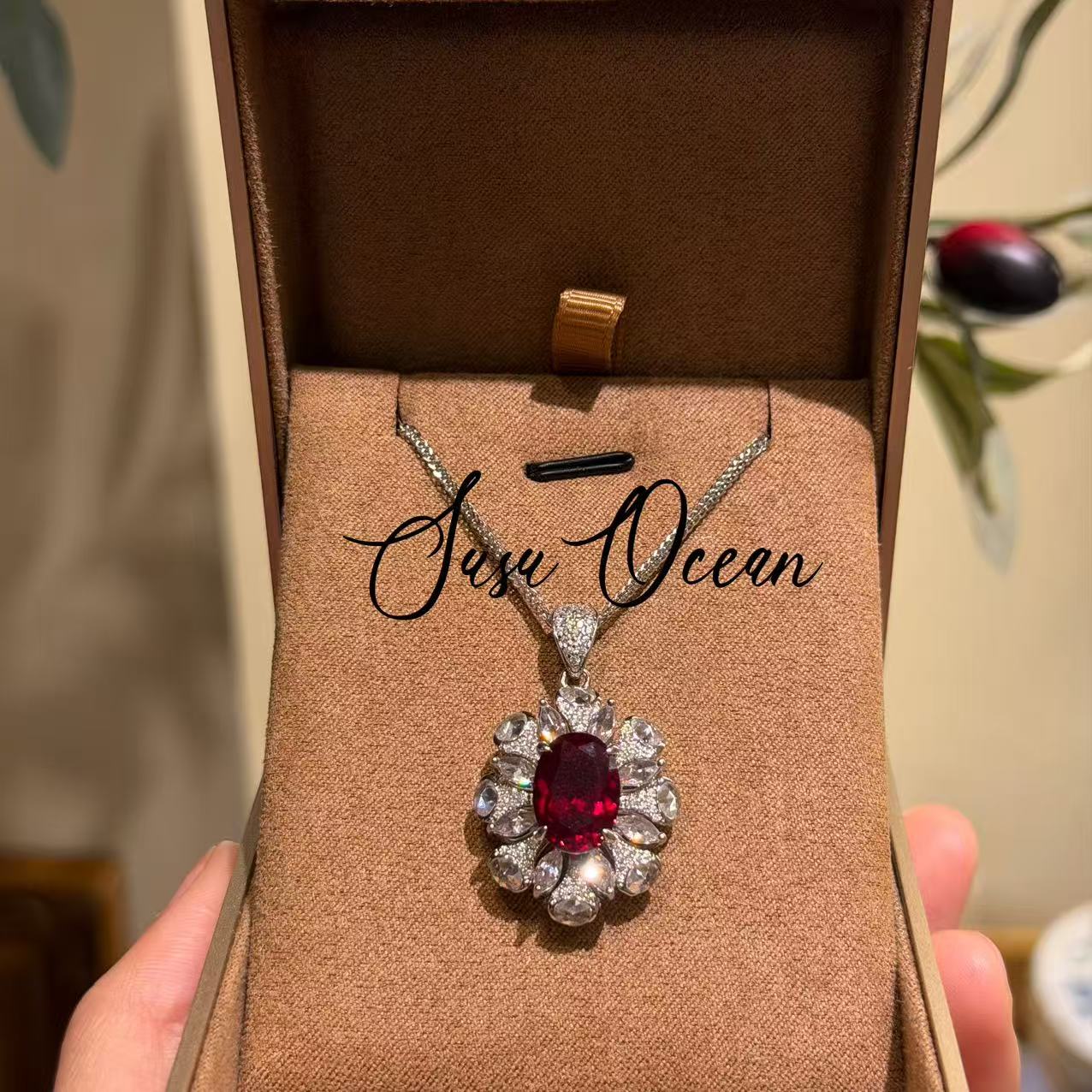 坠链均925银 《里昂》【107】Susuocean鉴赏珠宝