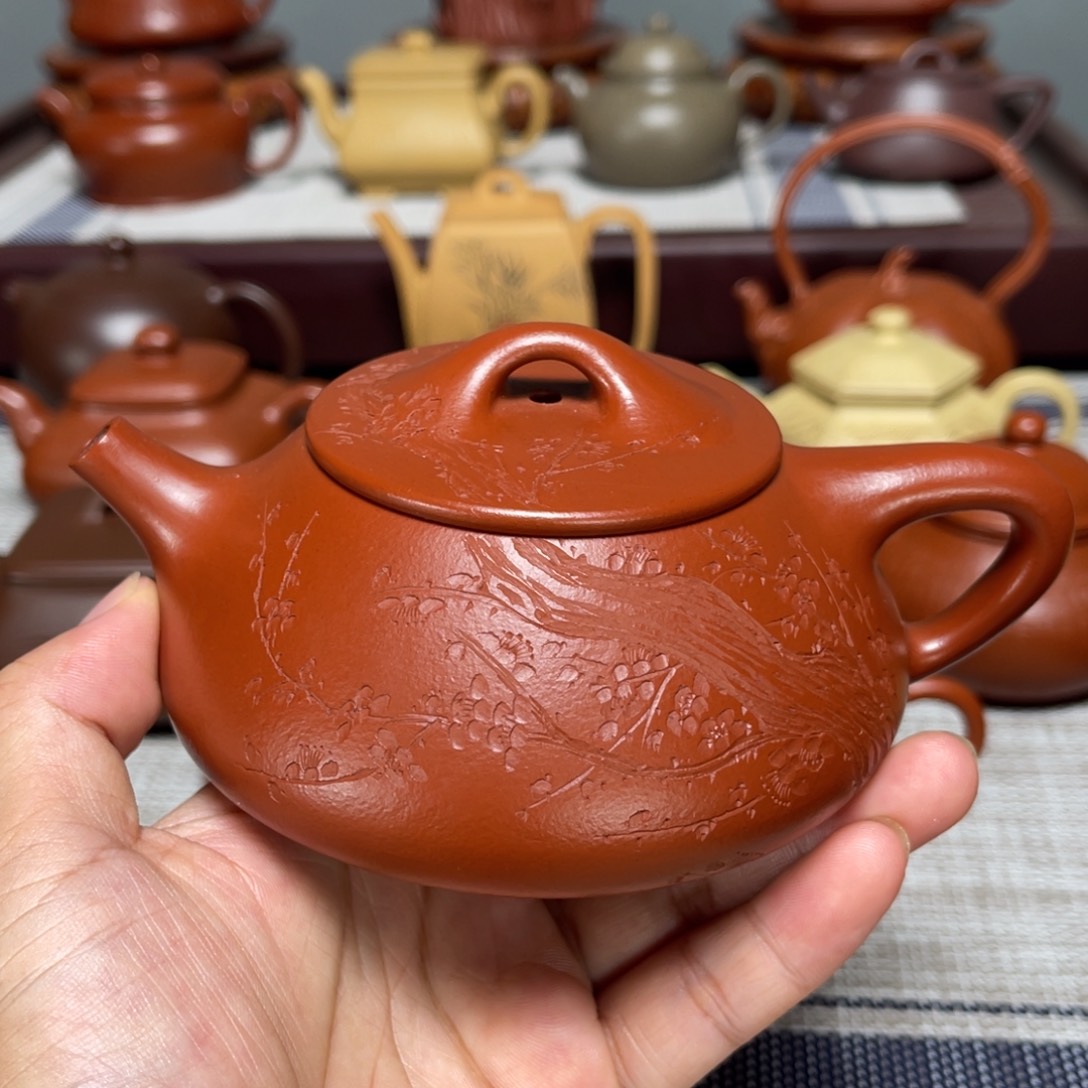 茶壶紫砂全手工制作230cc