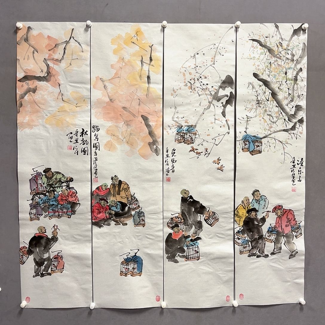 国画国画纯手绘作品请放心去藏