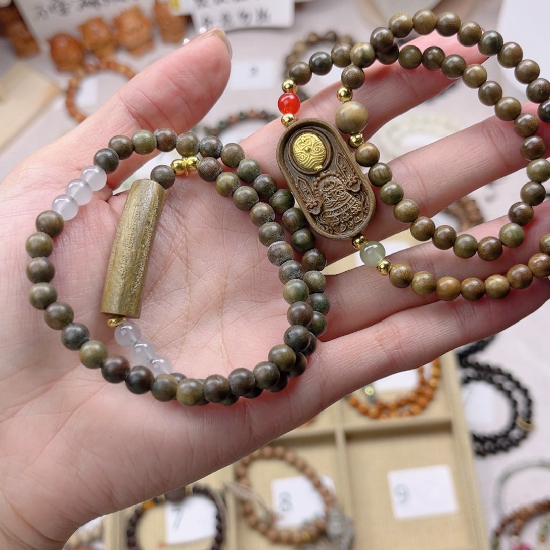 白玉菩提吊坠仲*～