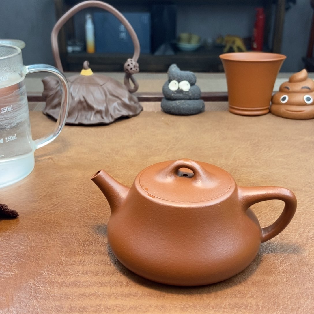 紫砂茶壶柱瓢紫砂壶