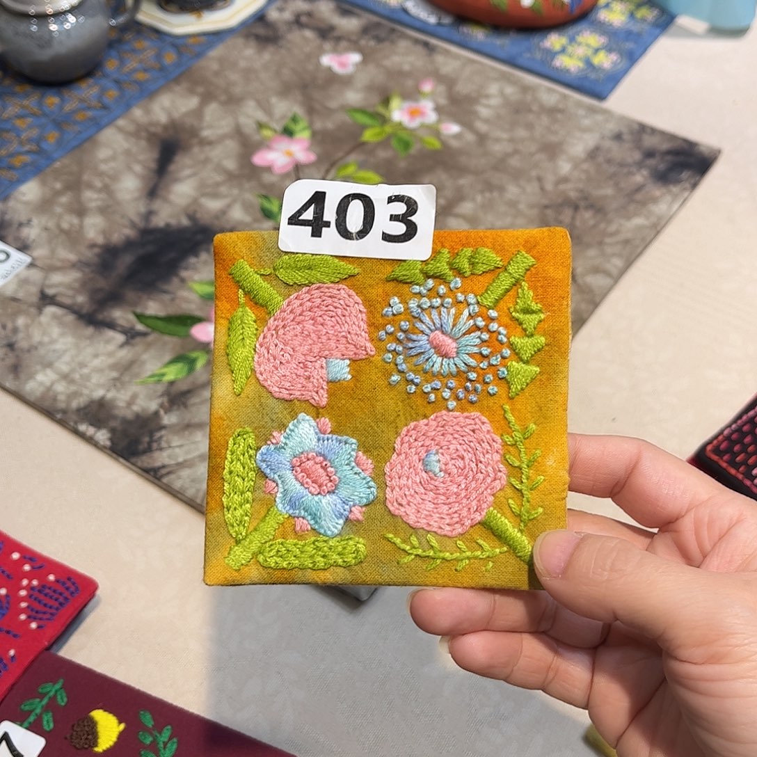 刺子绣杯垫美美价