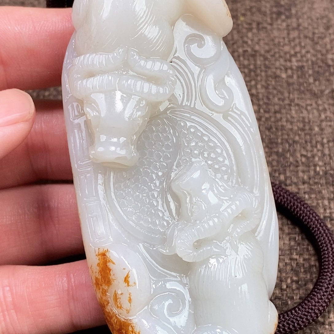 和田玉挂件未镶嵌