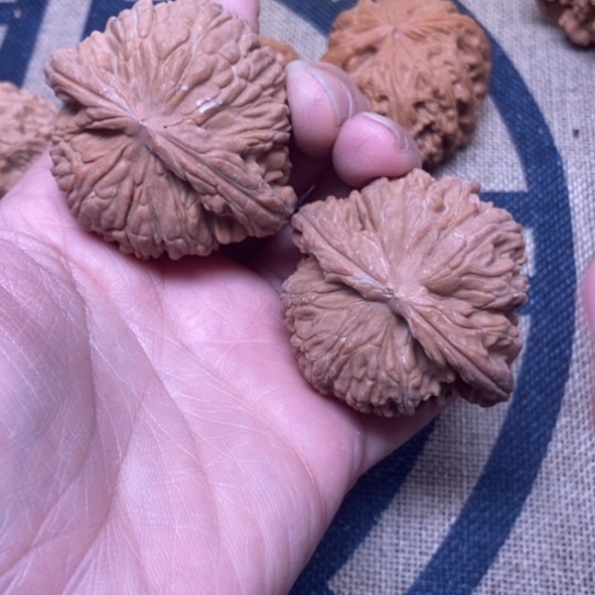 吊坠文玩核桃闷白