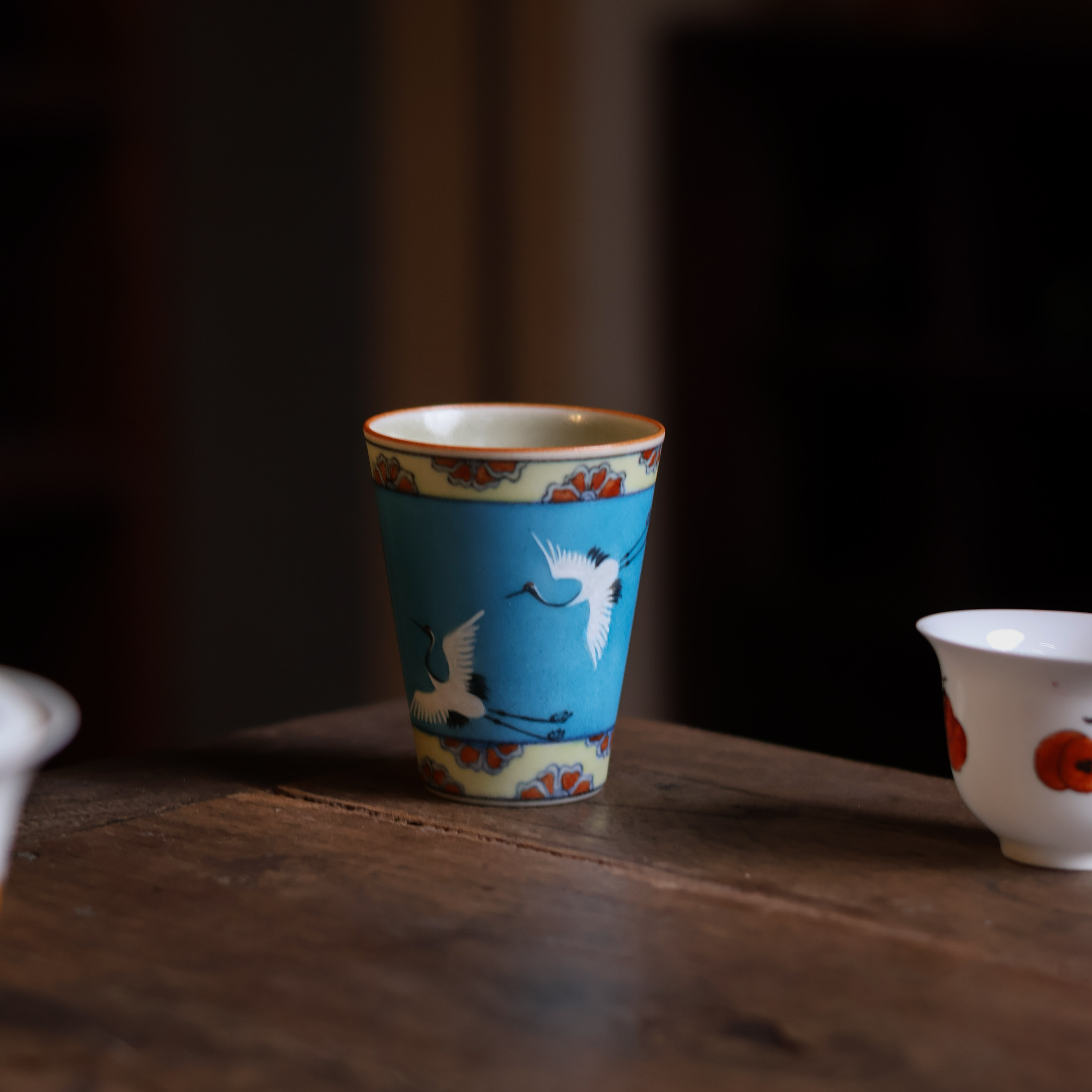 【非遗好物】 仙鹤闻香杯（霖溪0068）