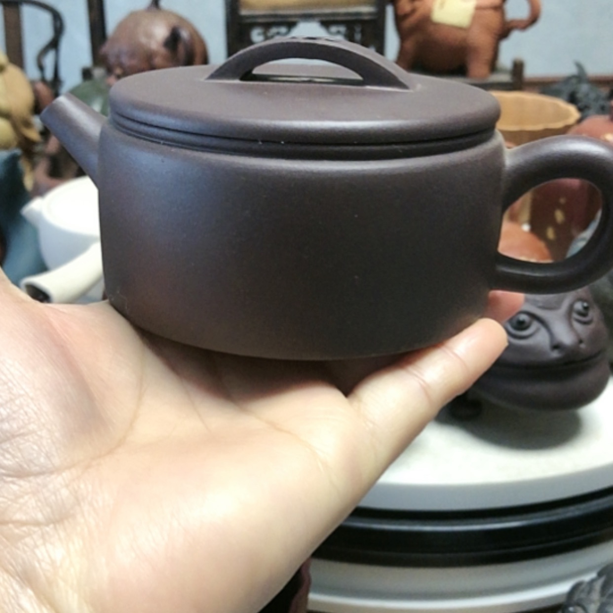 【闪购商品】紫砂茶壶200C大口大平底汉瓦