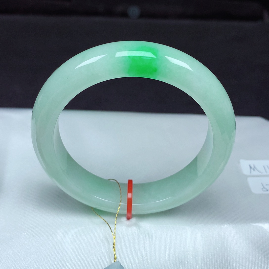 未镶嵌手镯翡翠53圈788-完整度高 性价比高！