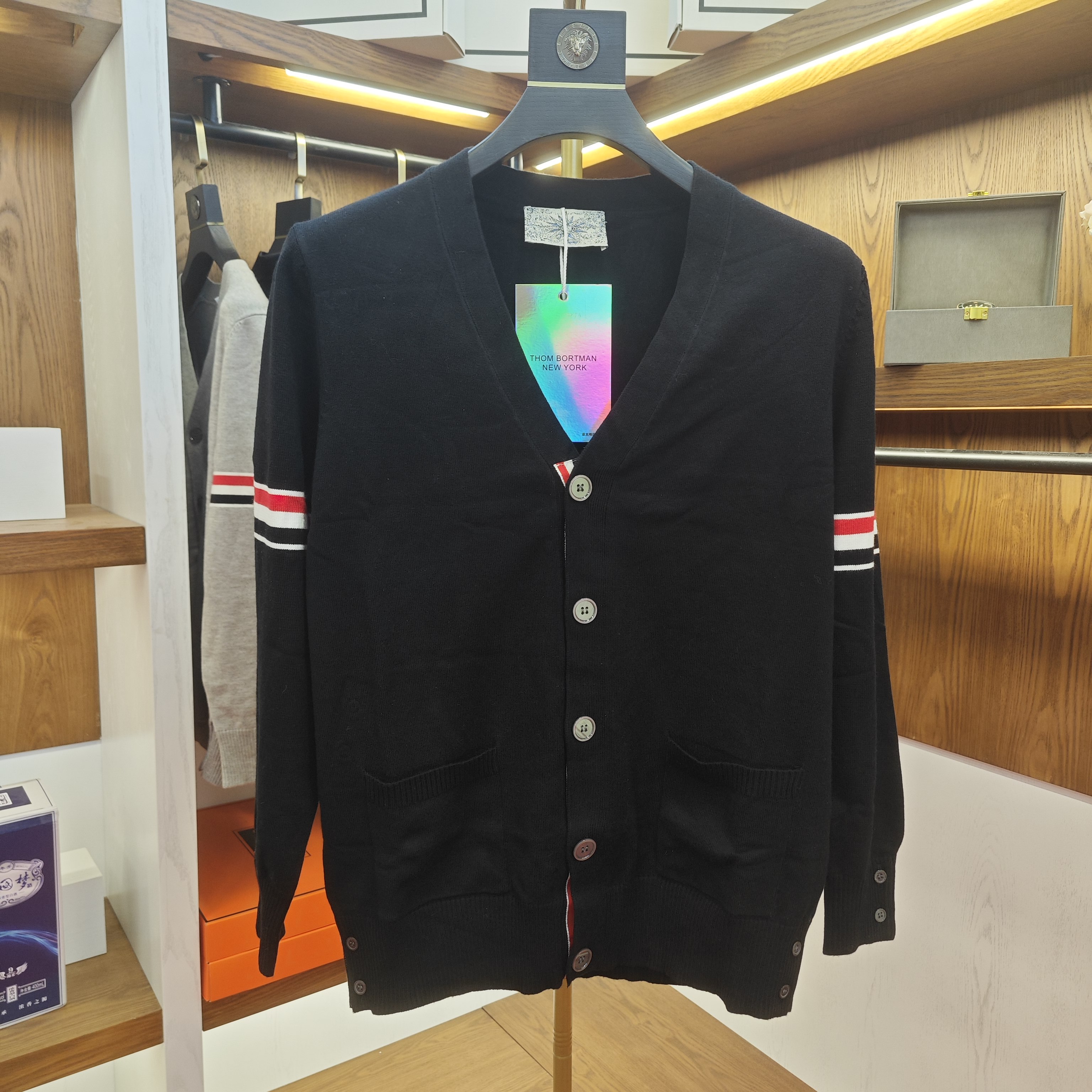 【MD013】【英伦】男士时尚休闲百搭毛衣外套