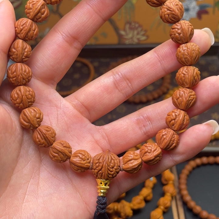 桃核手串龙纹涛哥
