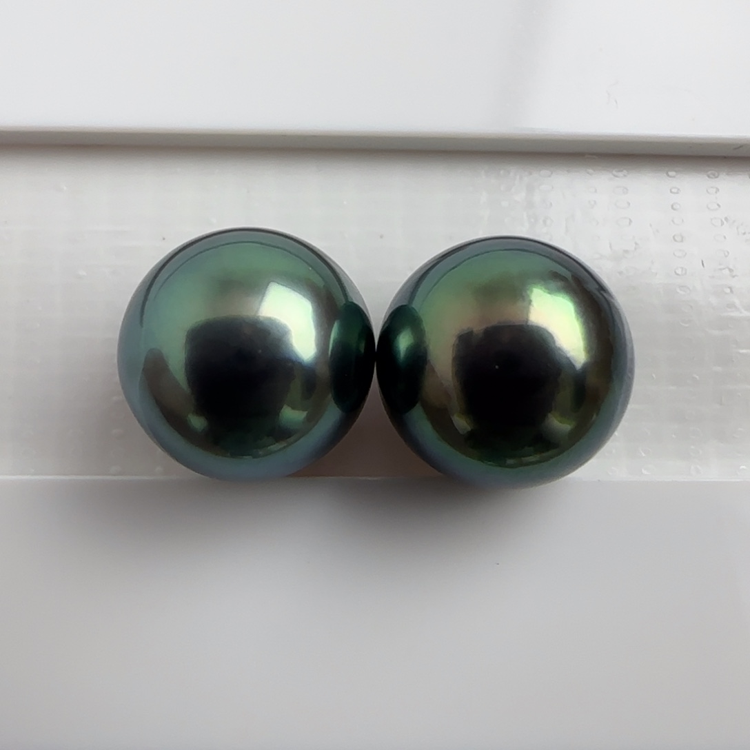 海水珍珠裸珠大溪地9.1-9.2对珠