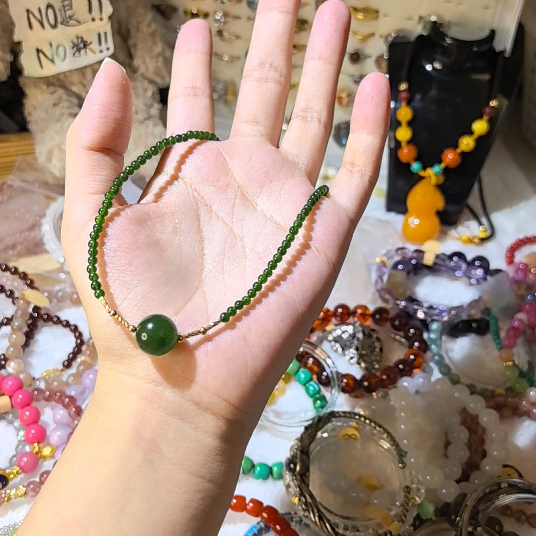 陶瓷非金属和田碧色