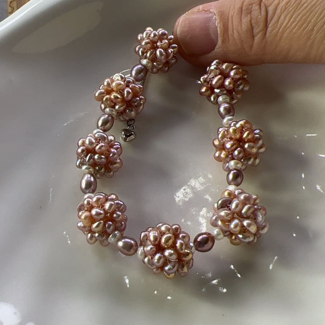 周***琪淡水珍珠合金手绳