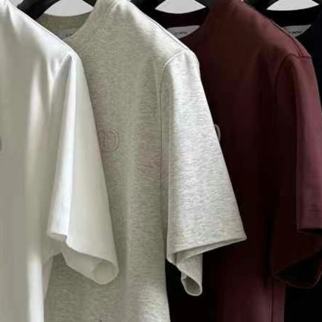 冰氧时尚圆领T恤圆领休闲宽松短袖男士夏季经典