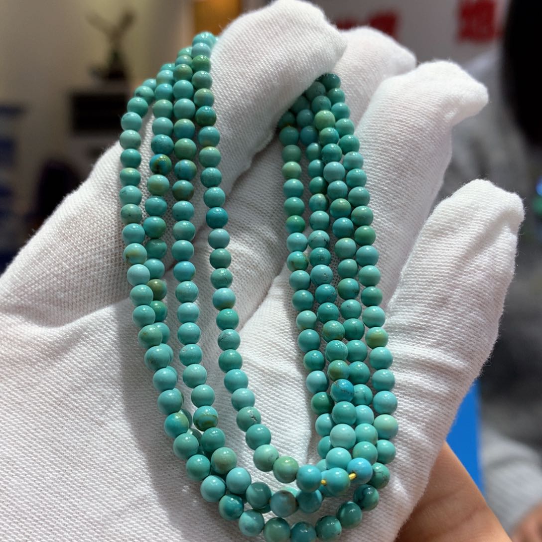 绿松石长链未镶嵌