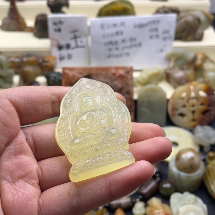 蛇纹石玉颈饰未镶嵌84