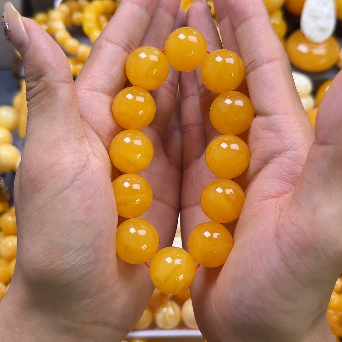 未镶嵌蜜蜡珠宝奇石同料20mm