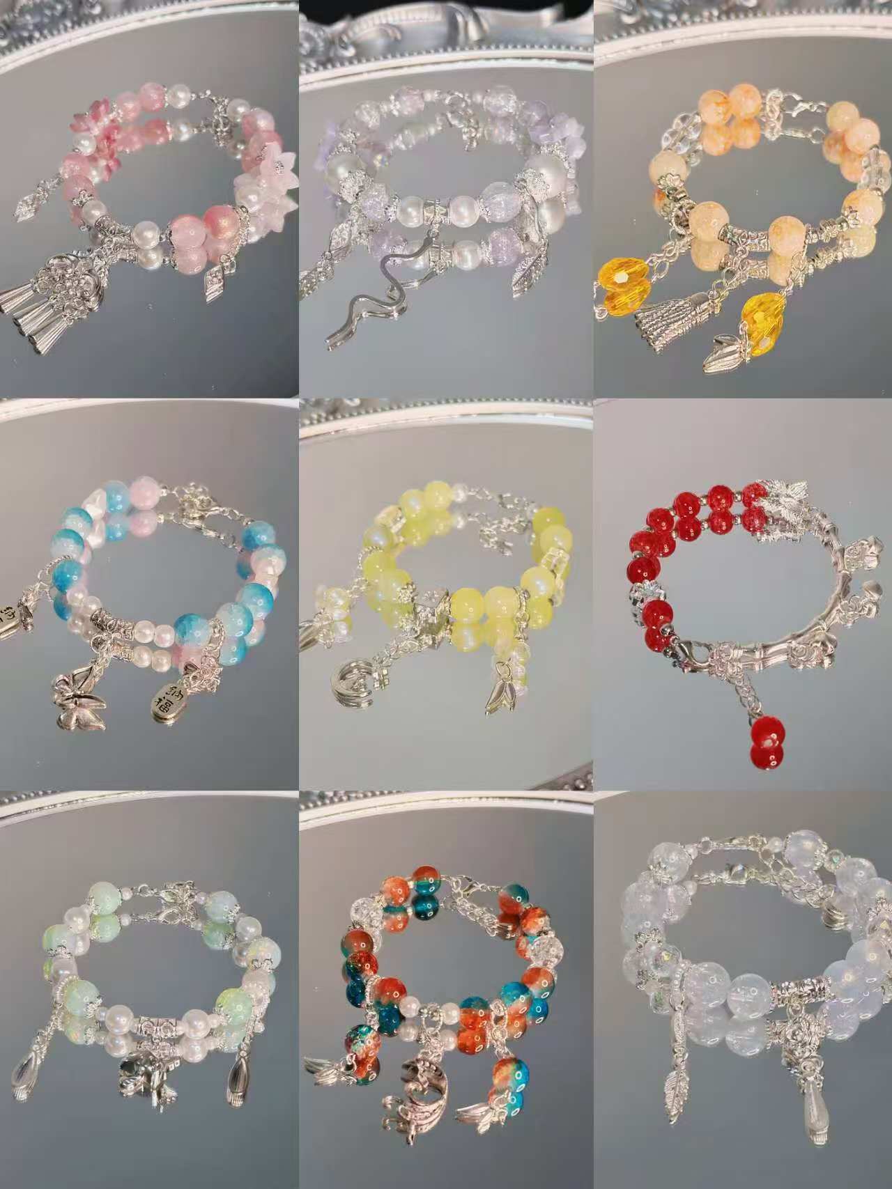 琉璃手链自选饰品少女风仙气