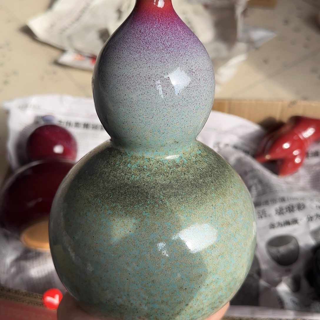 摆件陶郑家钧窑摆件