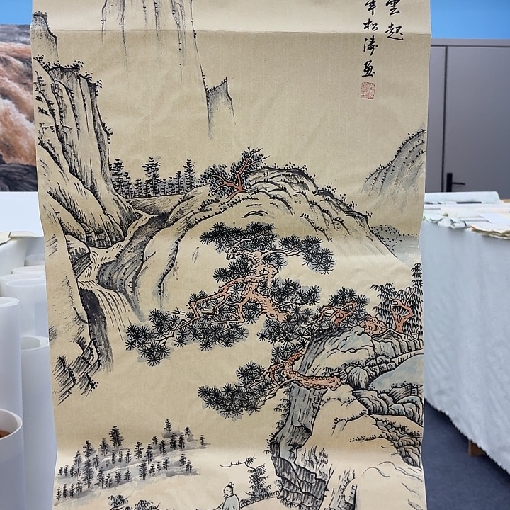 国画手绘国画作品