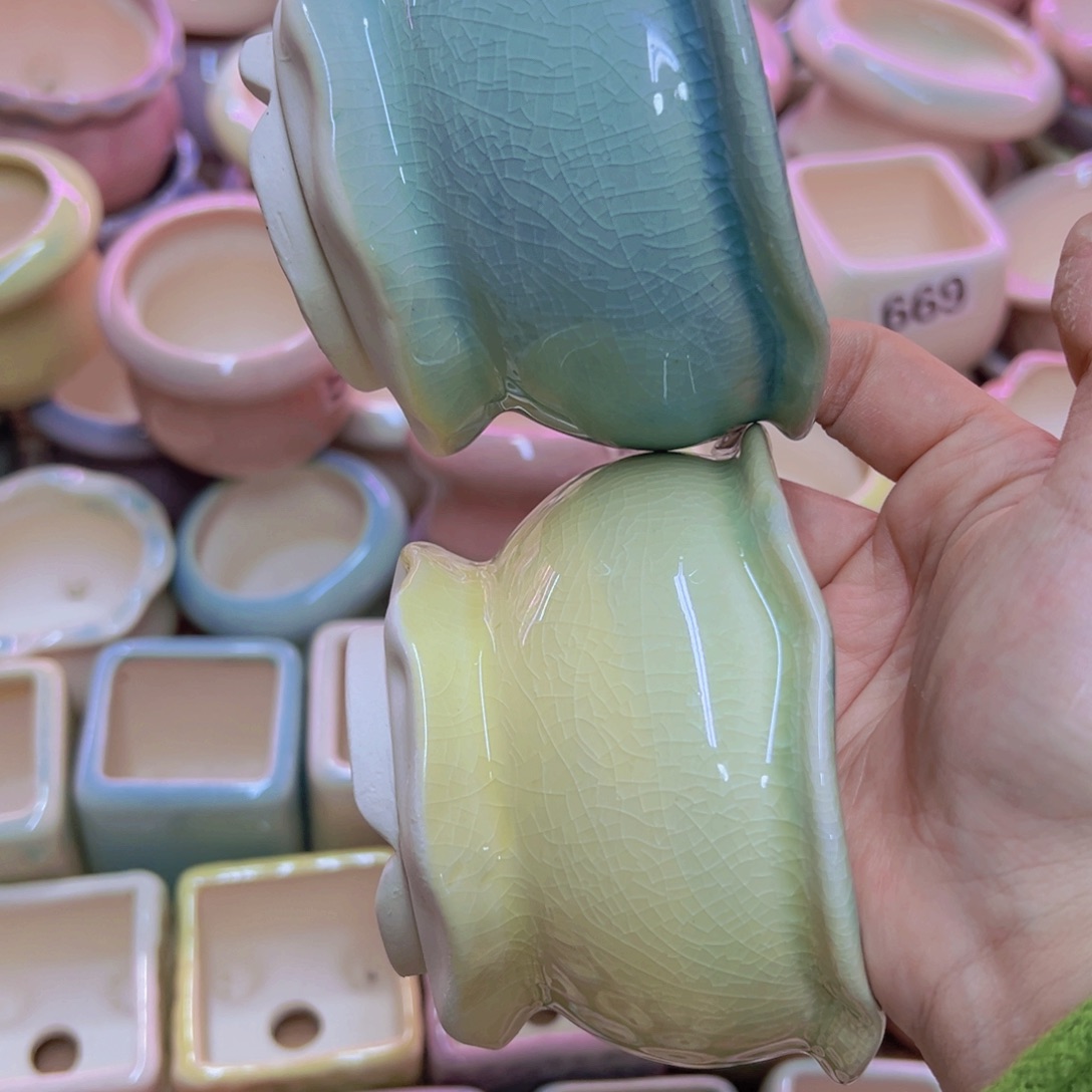 陶瓷花盆当场凑满12包邮