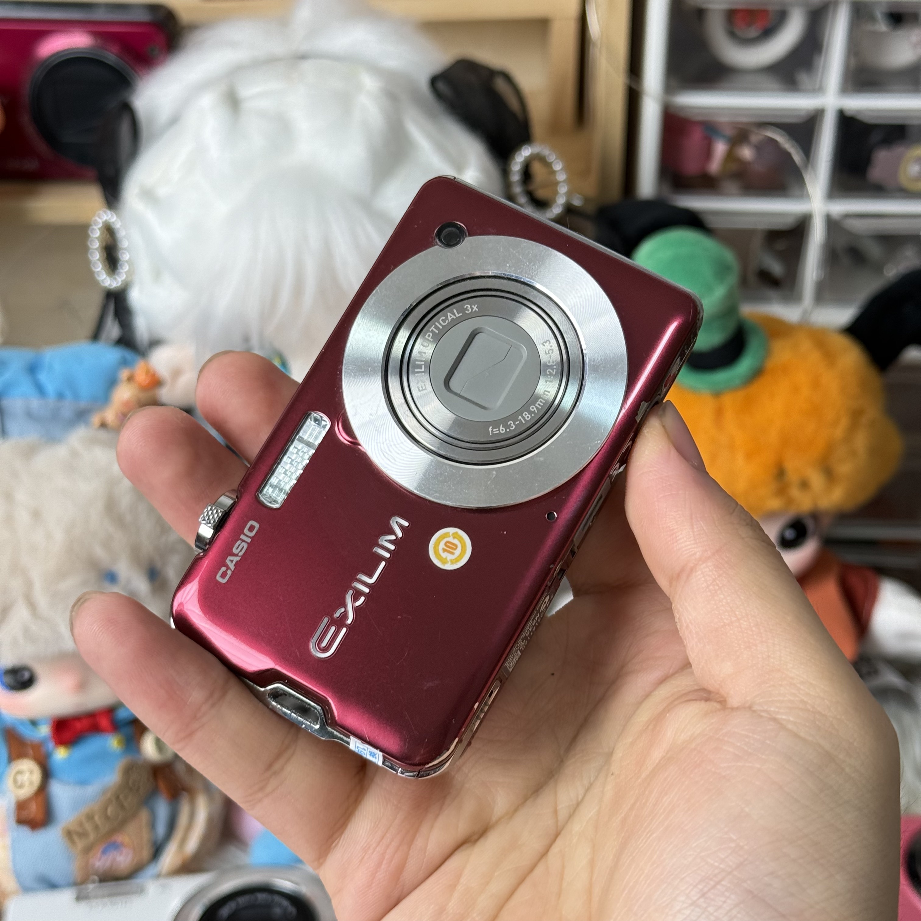 9新 Casio/卡西欧 二手卡西欧s10冷白皮适合新手滤镜多带配件