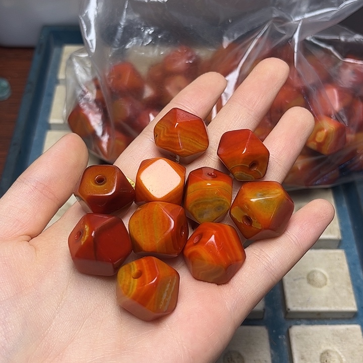 颈饰琉璃5164 玛.瑙 一颗可选