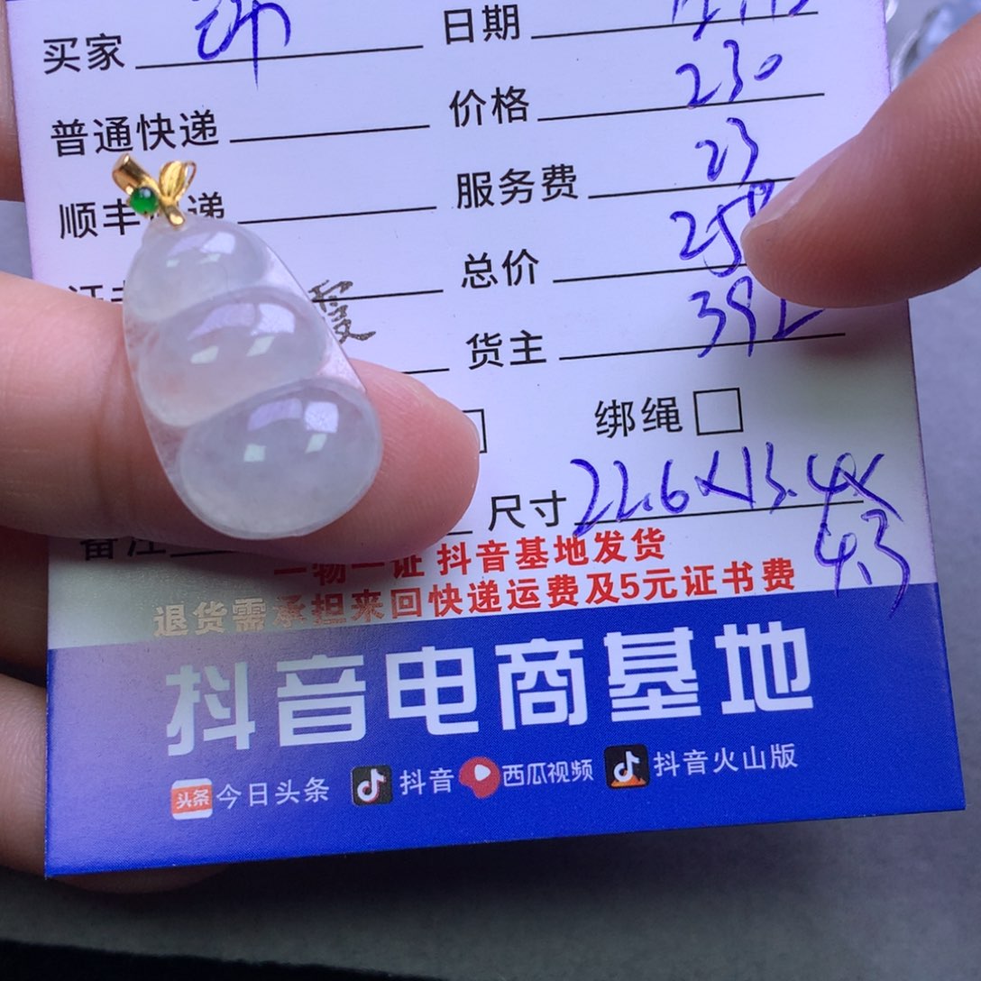 颈饰18K金镶嵌翡翠锦****芬