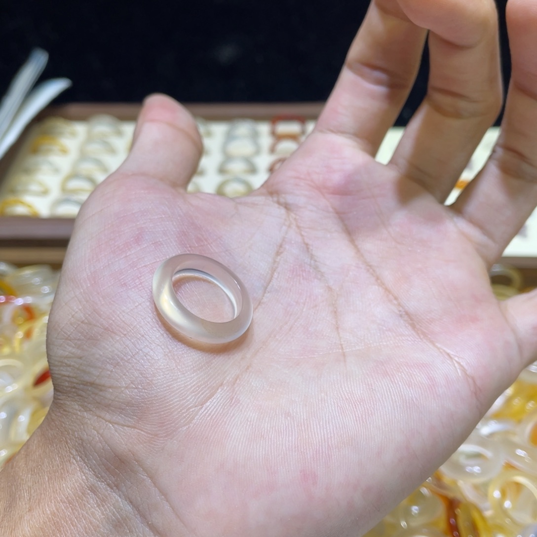 玛瑙/玉髓合金戒指40号港11