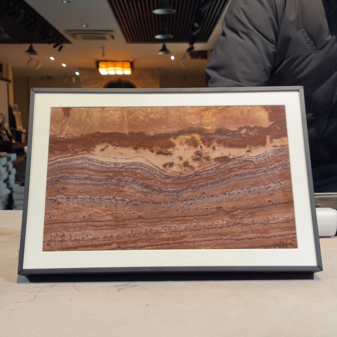 彩石37/25 三峡清江画面石