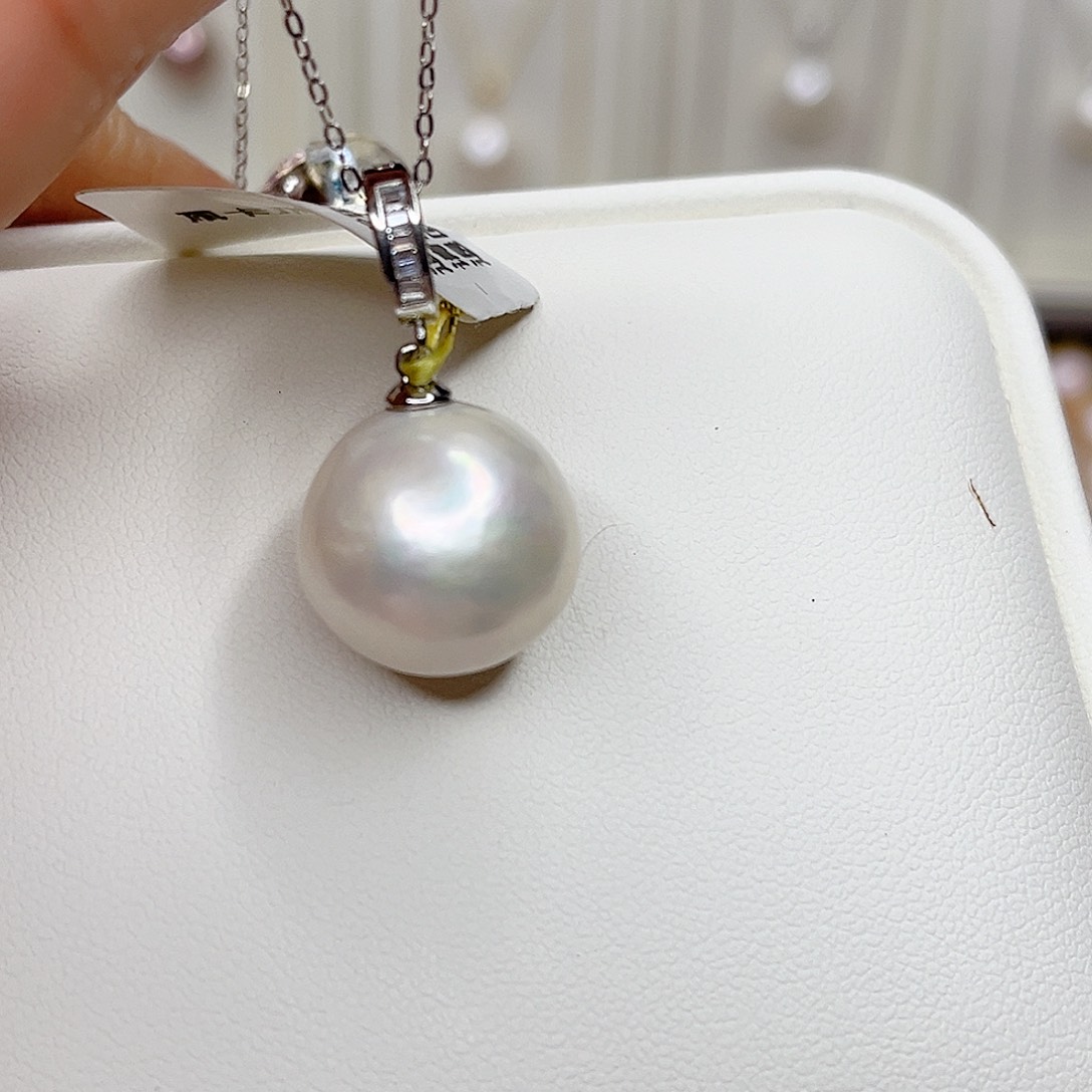 合金淡水珍珠吊坠(赠链)