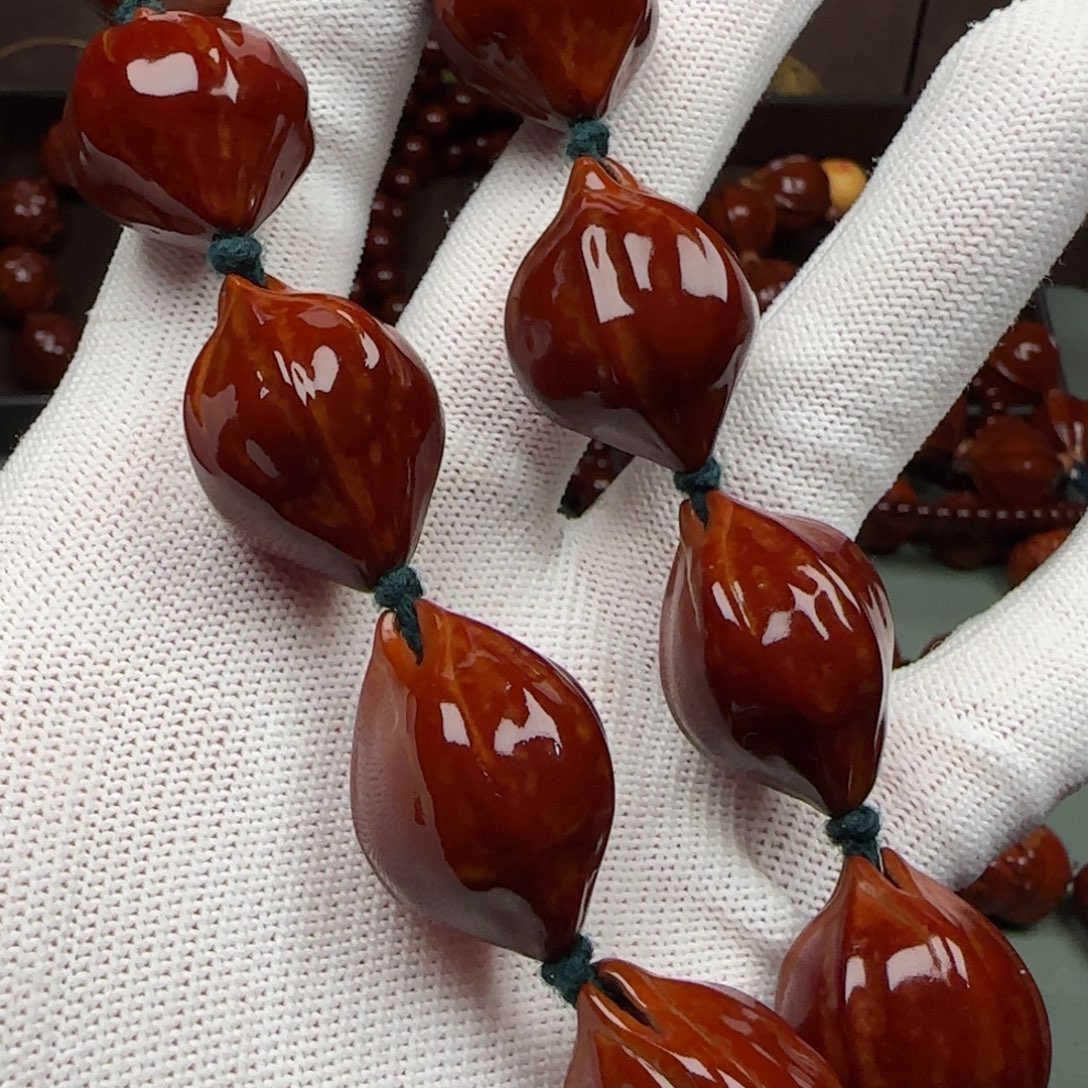 橄榄核吊坠素核21