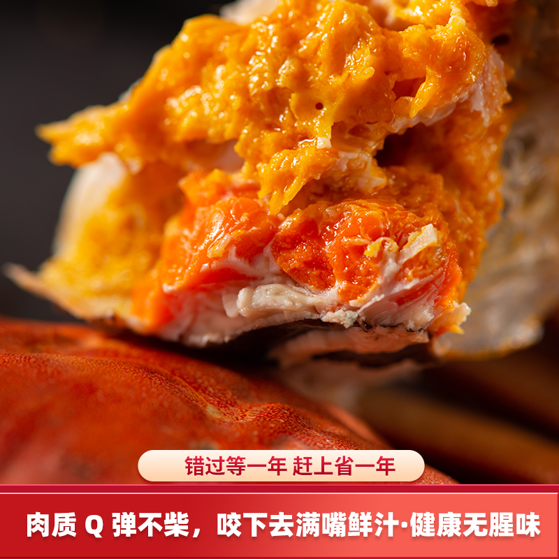（活蟹）全母蟹（1.4-1.6两）十只装送两只洪泽湖河蟹礼盒包装