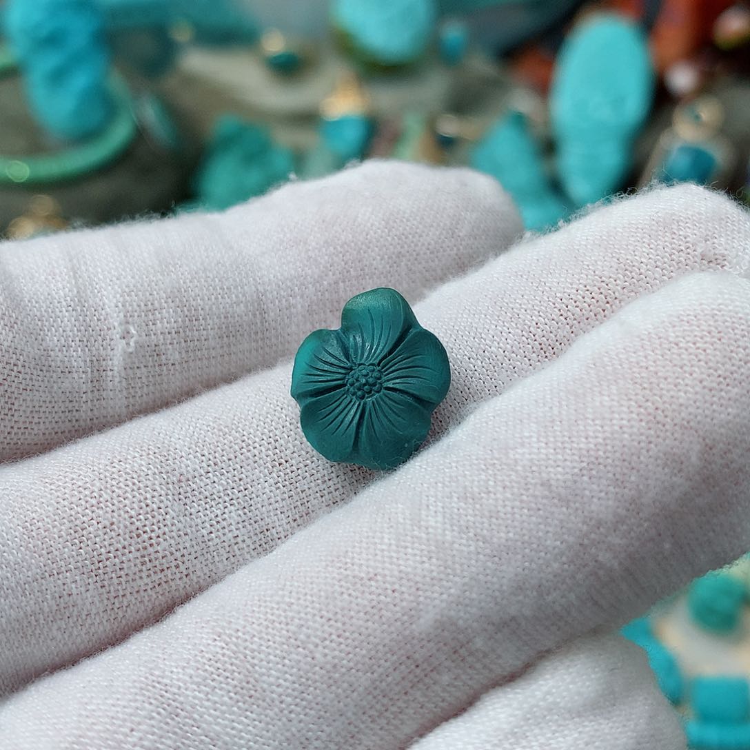 绿松石珠宝奇石未镶嵌