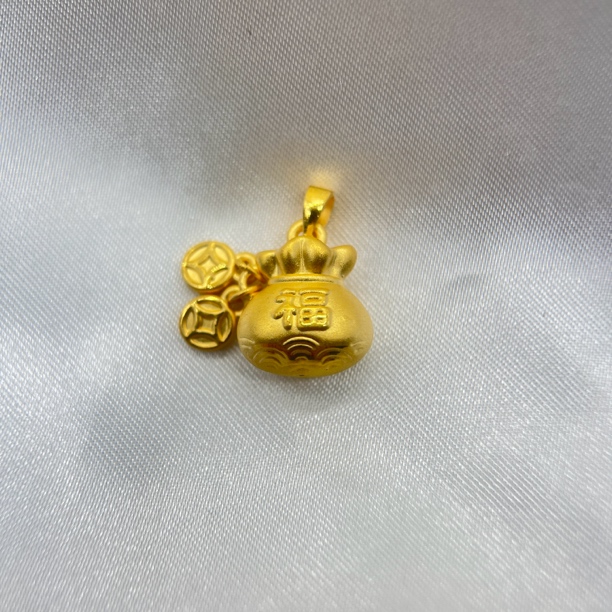 足金饰品/铜钱福袋/2.14/1A5A0639/h