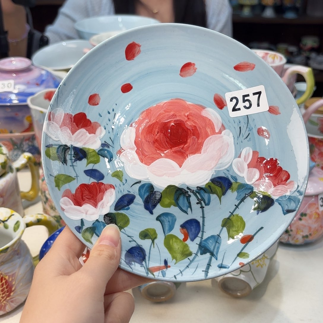 瓷片景德镇手绘高温釉下彩陶瓷茶具