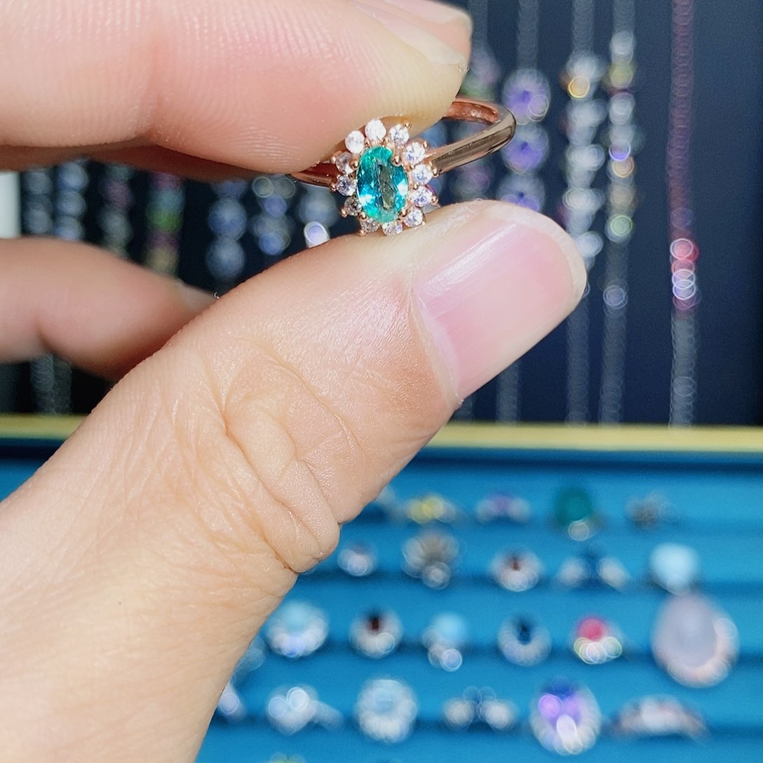 紫晶珠宝半成品银S925镶嵌