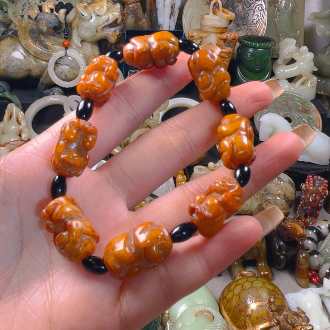 和田玉挂件未镶嵌25