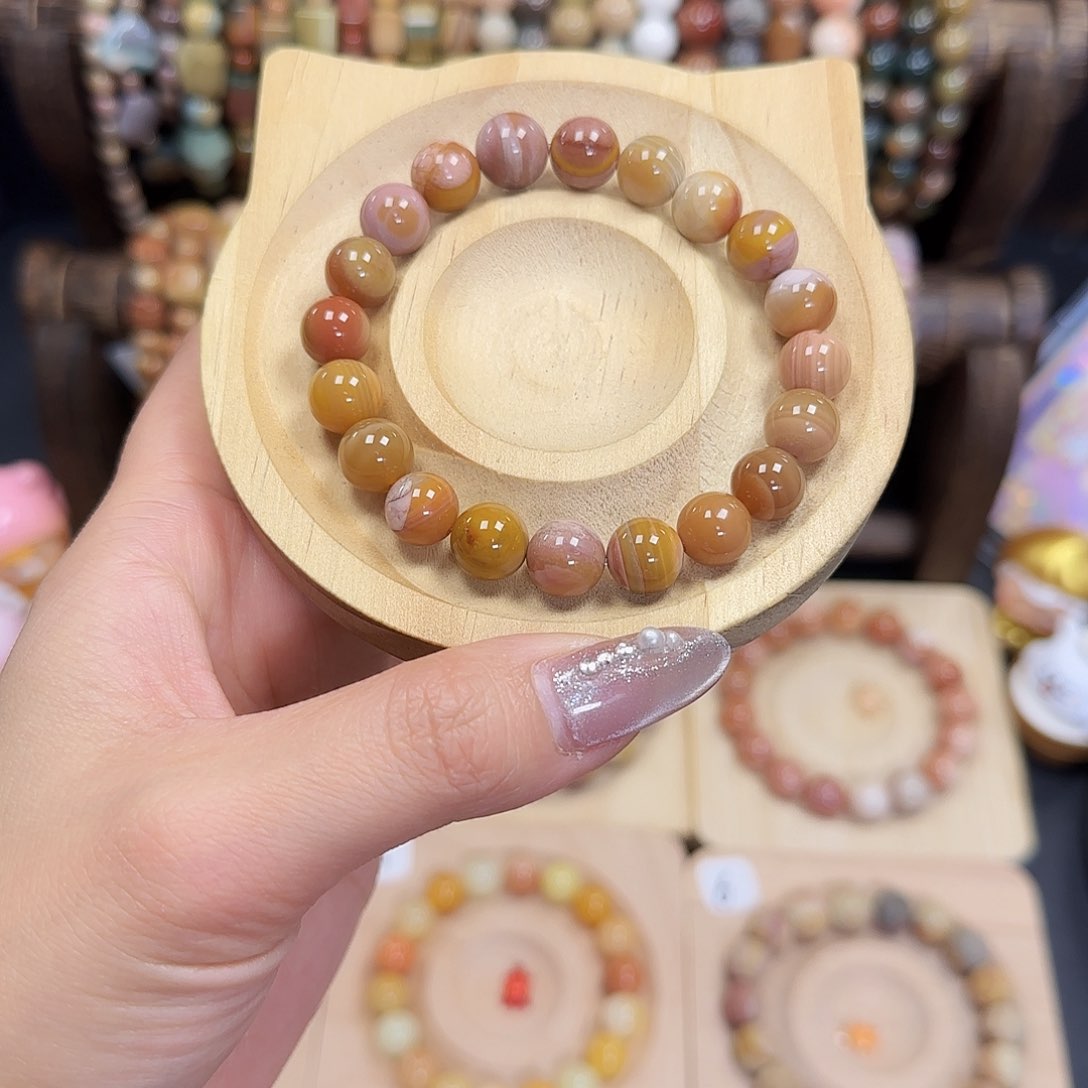 玛瑙/玉髓手串合金31