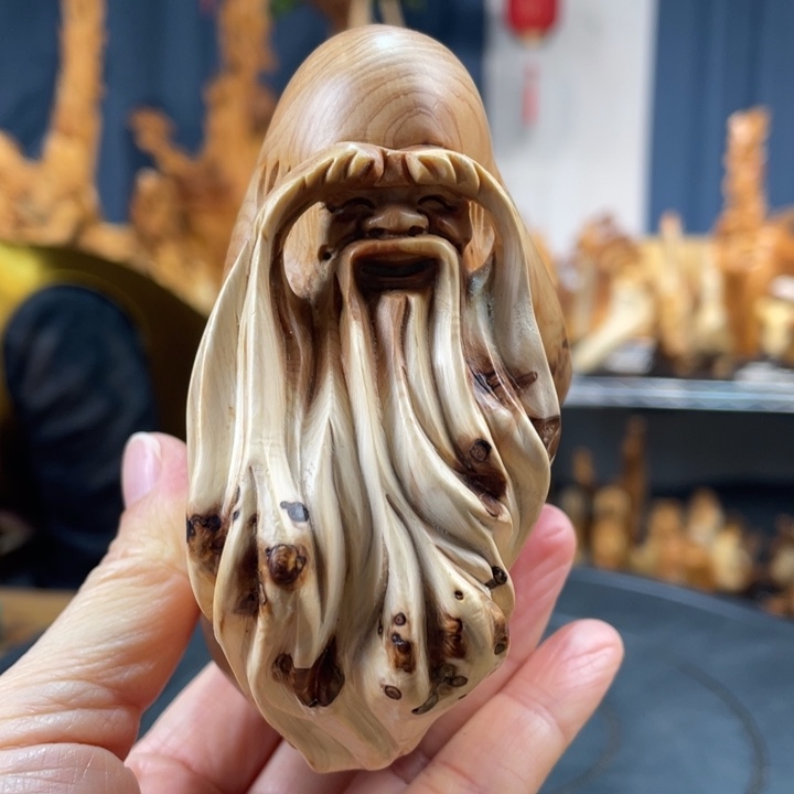 柏木（崖柏）手把件