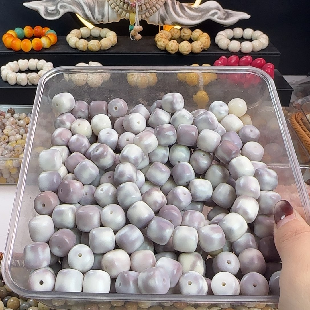 宫****手串菩提根/象牙果卡14干磨糯米糍正桶32颗