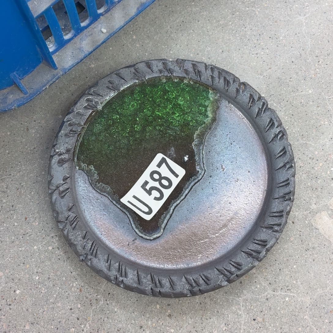 陶园柴烧精品高货U587瑕