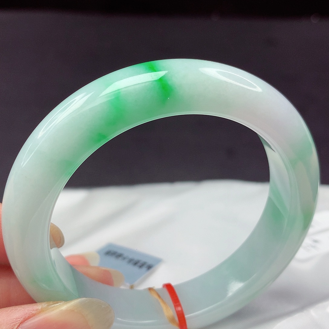 未镶嵌手镯翡翠54+圈581