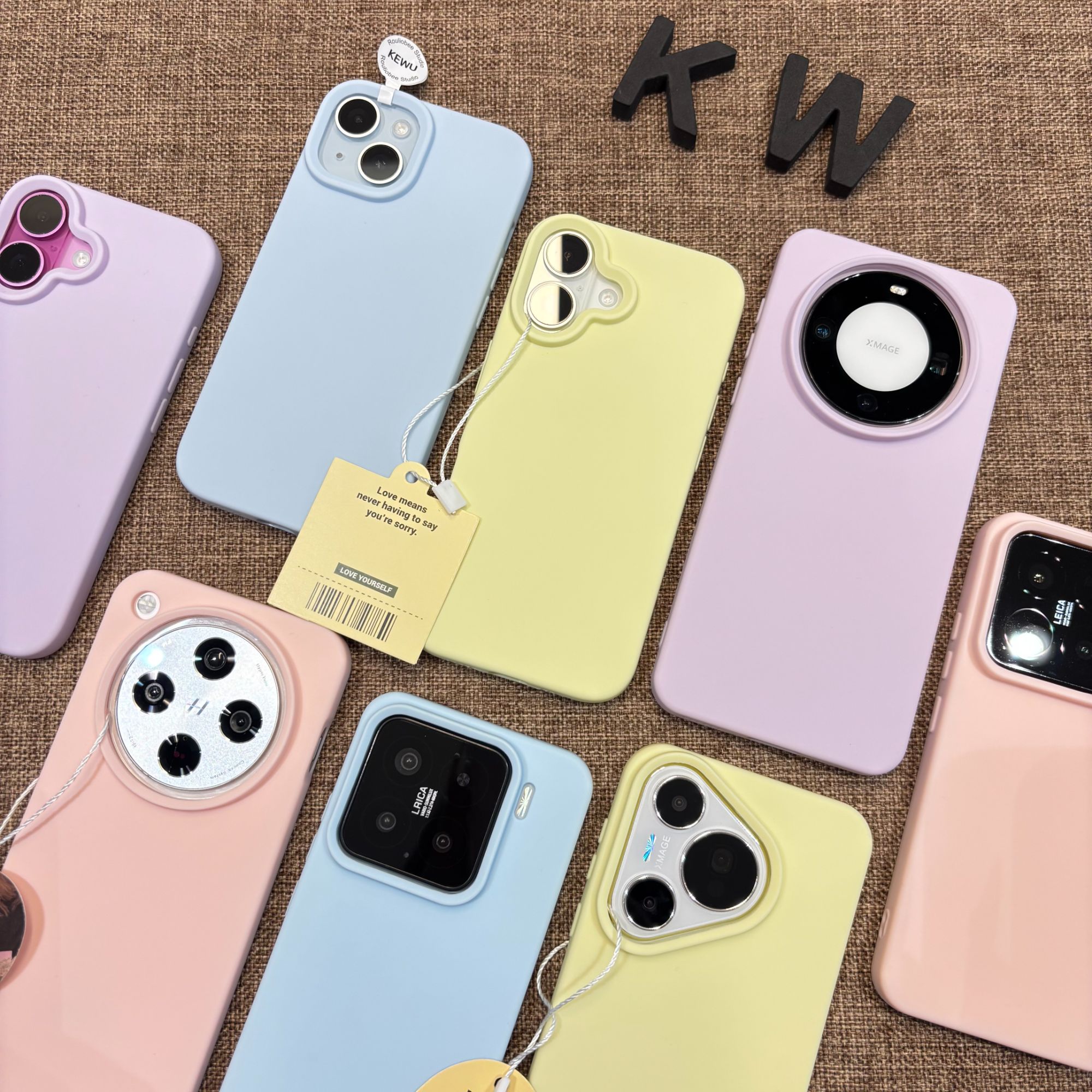 高颜值软糯壳适用苹果16手机壳iPhone15小米14vivoppo华为p70套女